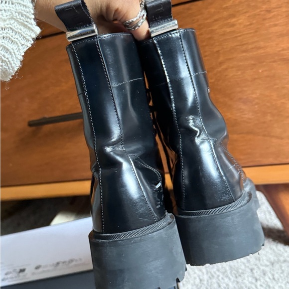 Filling Pieces Black lace platform Booties size 36 - Picture 4 of 8